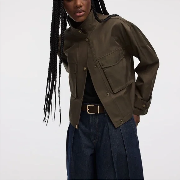 REITMANS Olive Utility Jacket with Front Flap Pockets - Picture 2 of 6